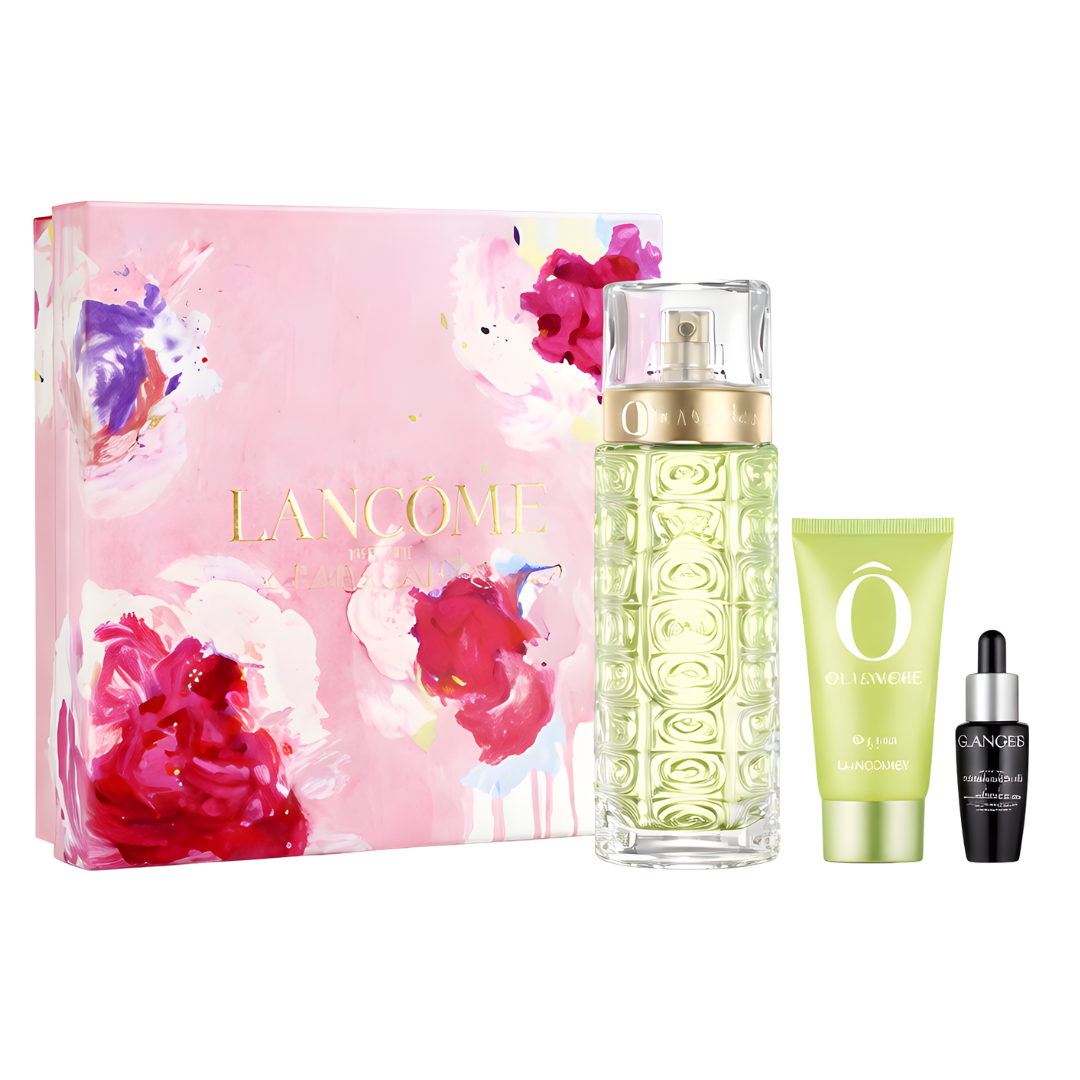 O De Lancome Estuche EDT 125 ml + Gel 50 ml + Serum 10 ml