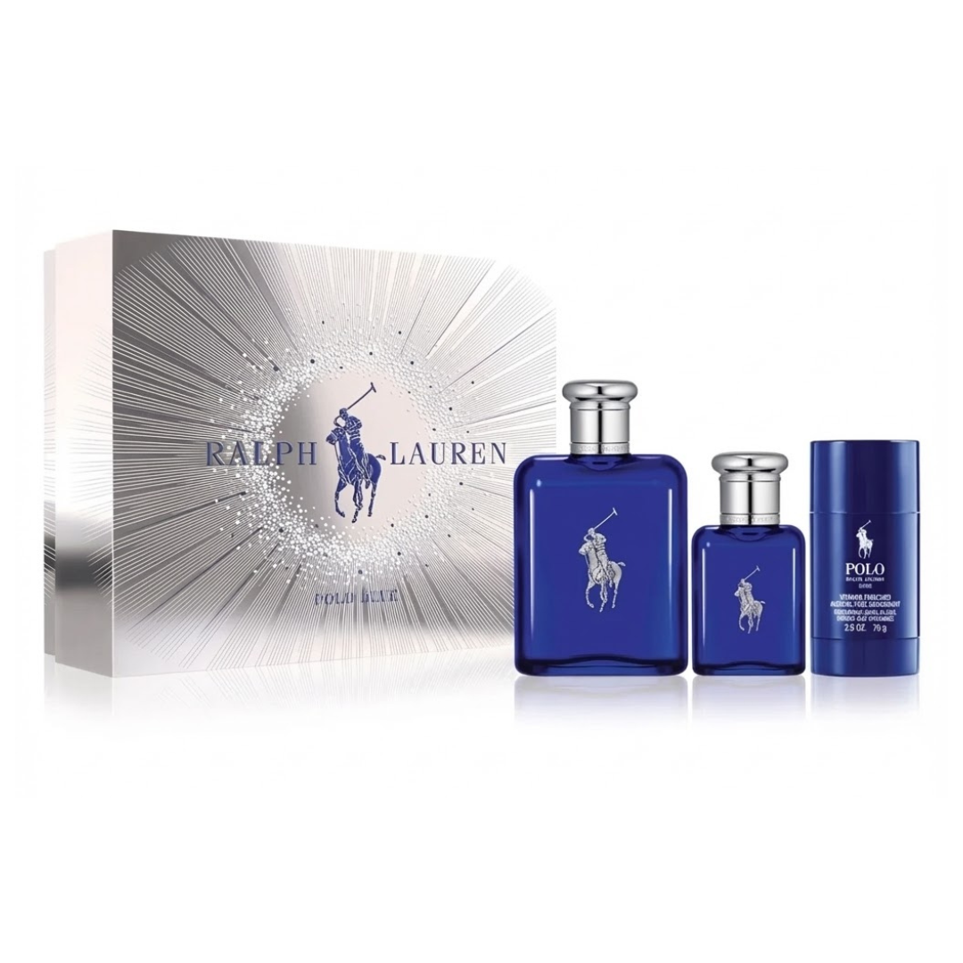 Ralph Lauren Polo Blue Estuche EDT 125 ml + EDT 40 ml + Desodorante De Barra 75 ml