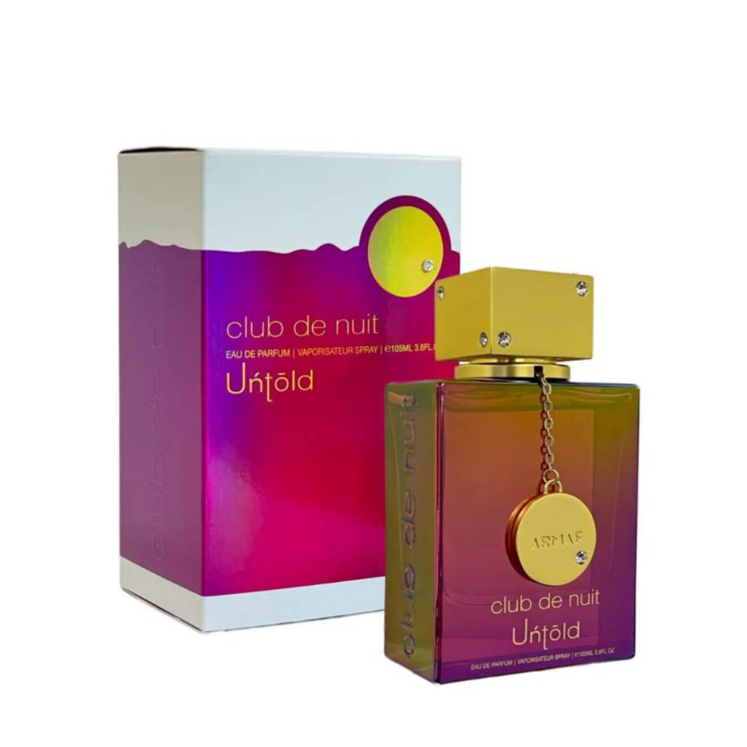Armaf Club De Nuit UNTOLD 105ml/3.6oz Eau De Parfum Unisex Spray - New Sealed. E