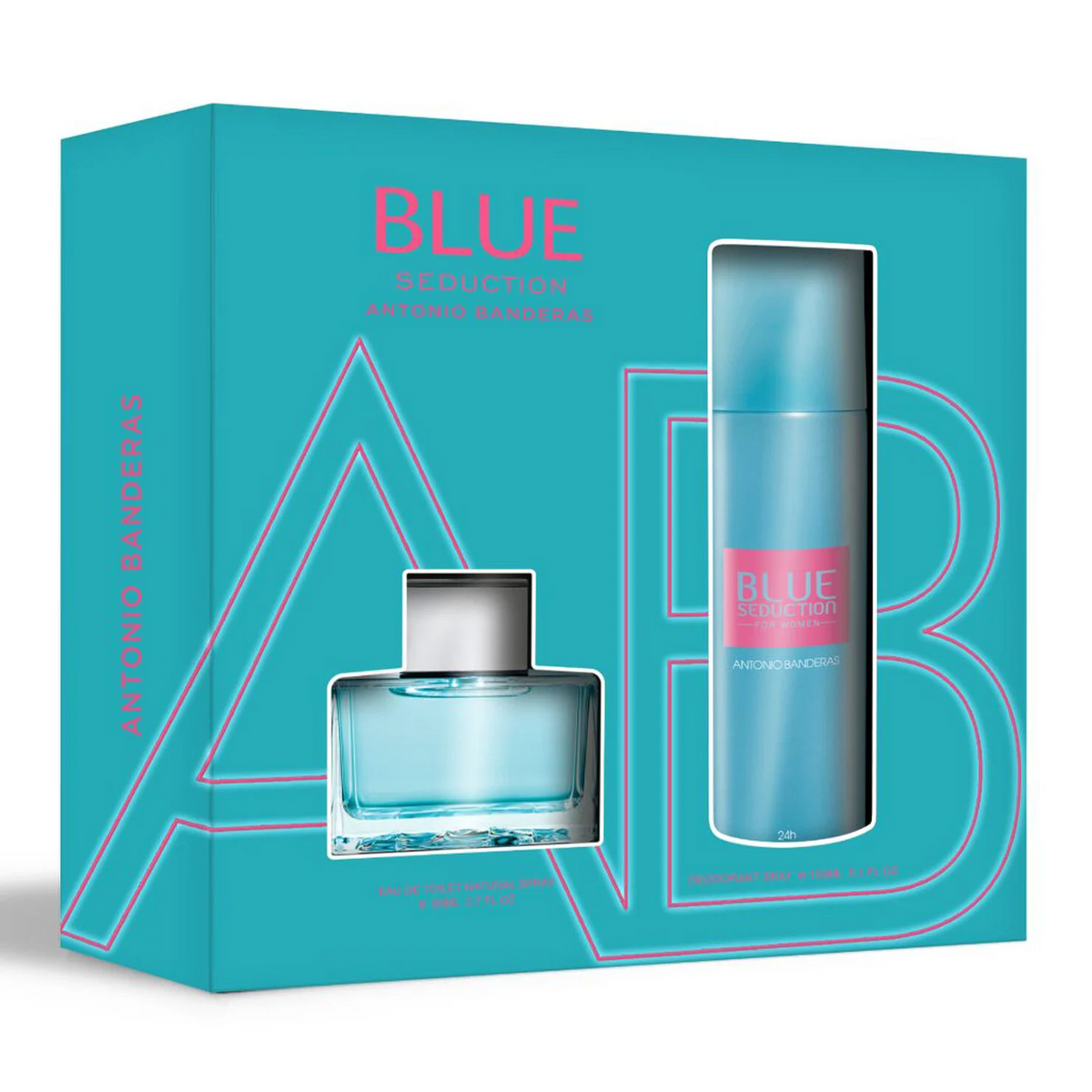 Antonio Banderas Blue Seduction Mujer Estuche EDT 80 ml + desodorante – Silk Perfumes
