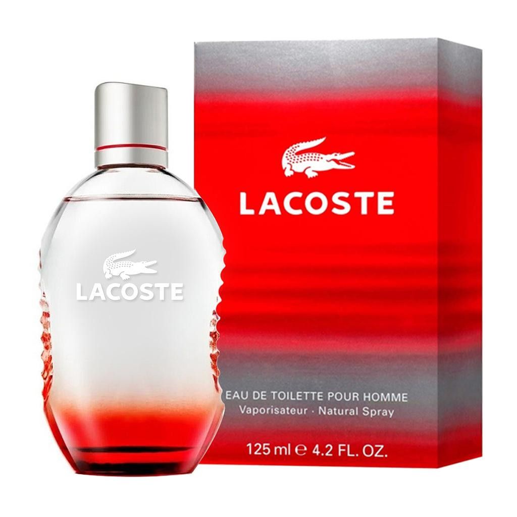 Lacoste Red EDT 125 ml – Silk Perfumes