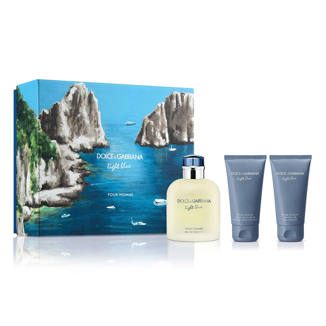 Light Blue Pour Homme Estuche EDT 125ML+Gel 50ML+Af.Shave Balm 50ML